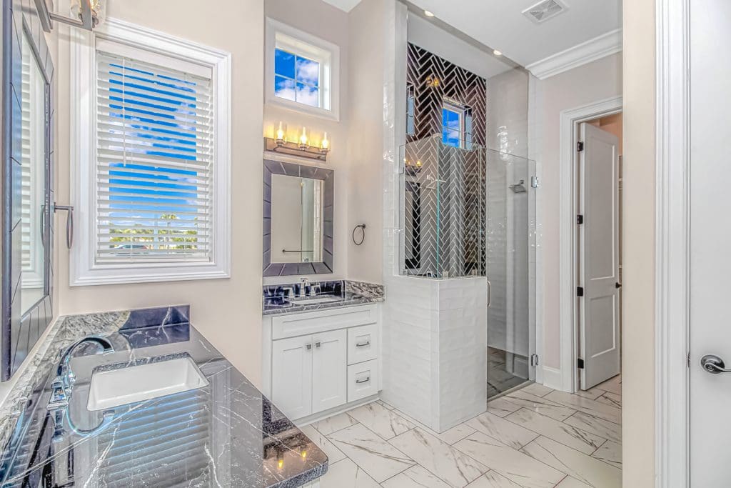 Isle of Palms 1 Custom Home Bathroom
