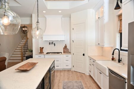 kitchen of Atlantic Beach home by swift creek homes