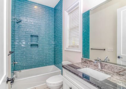 bathroom of Isle of Palms 1 home by swift creek homes