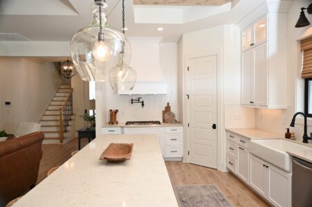kitchen of Atlantic Beach home by swift creek homes