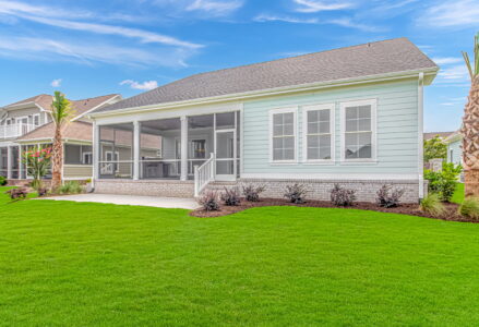 exterior rear of Flowerdale home by swift creek homes