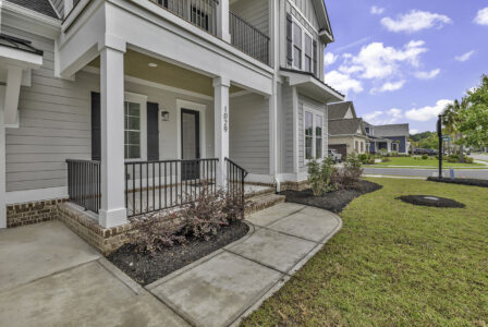 exterior front of Isle of Palms 2 home by swift creek homes