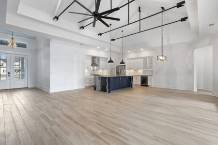 kitchen of Green Lake home by swift creek homes