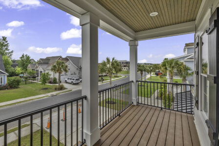 porch of Isle of Palms 2 home by swift creek homes
