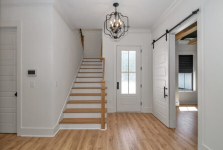 front entrance of Atlantic Beach home by swift creek homes