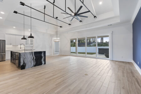 kitchen of Green Lake home by swift creek homes
