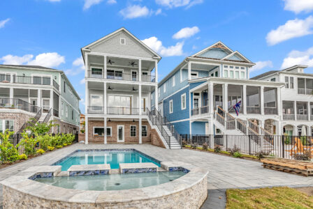 exterior rear of W Palms 2 home by swift creek homes