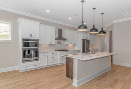 kitchen of Flowerdale home by swift creek homes