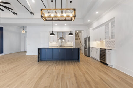 kitchen of Green Lake home by swift creek homes