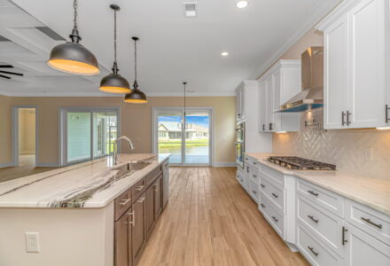 kitchen of Flowerdale home by swift creek homes