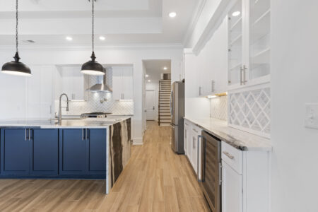 kitchen of Green Lake home by swift creek homes