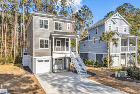 front exterior of Streater home by swift creek homes