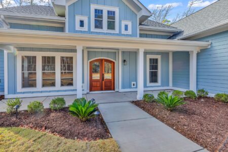 front exterior of Tidewater 1 home by swift creek homes