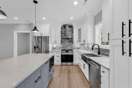 kitchen of Streater home by swift creek homes