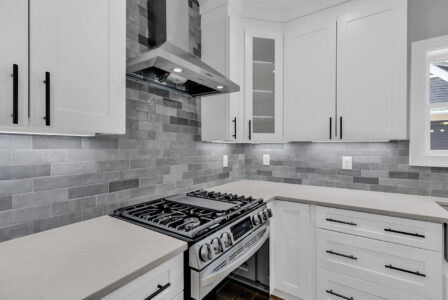 kitchen of Streater home by swift creek homes