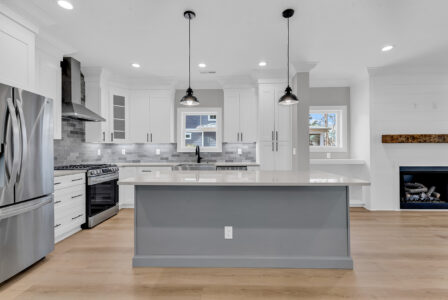 kitchen of Streater home by swift creek homes