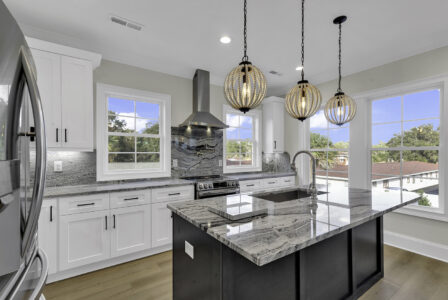 kitchen of Atlantic Beach 2 home by swift creek homes