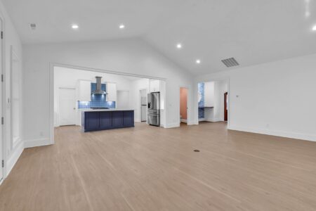 living room of Tidewater 1 home by swift creek homes