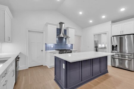 kitchen of Tidewater 1 home by swift creek homes