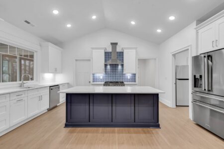 kitchen of Tidewater 1 home by swift creek homes