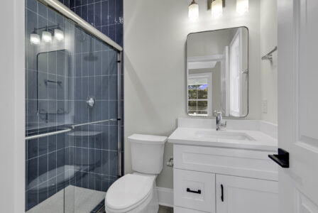 bathroom of Atlantic Beach 2 home by swift creek homes