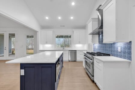 kitchen of Tidewater 1 home by swift creek homes