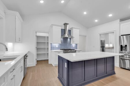kitchen of Tidewater 1 home by swift creek homes