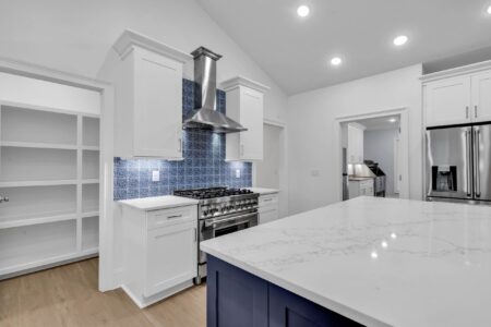 kitchen of Tidewater 1 home by swift creek homes