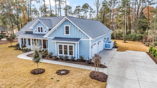 exterior of Tidewater 1 home by swift creek homes