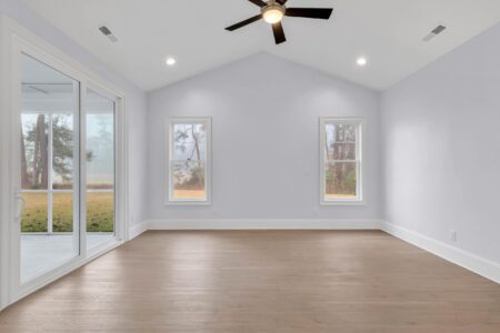 bedroom of Tidewater 1 home by swift creek homes