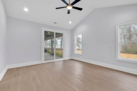 bedroom of Tidewater 1 home by swift creek homes