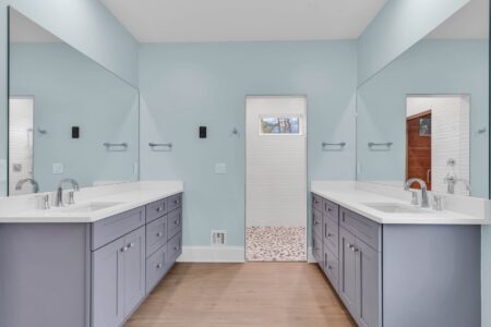 bathroom of Tidewater 1 home by swift creek homes