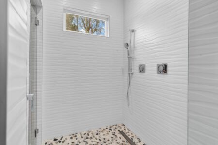 bathroom of Tidewater 1 home by swift creek homes