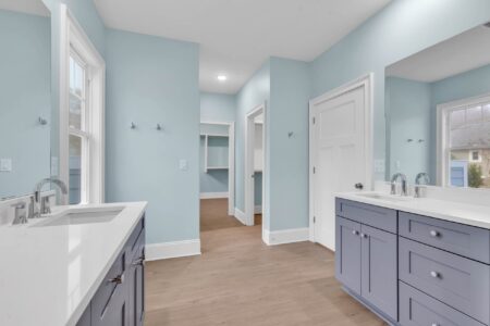 bathroom of Tidewater 1 home by swift creek homes