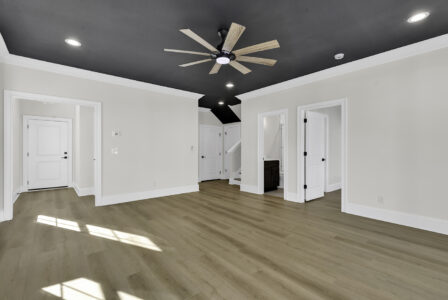 movie room of Atlantic Beach 2 home by swift creek homes