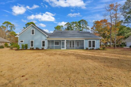 exterior rear of Tidewater 1 home by swift creek homes