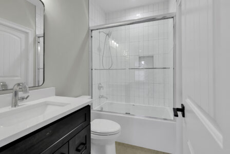 bathroom of Atlantic Beach 2 home by swift creek homes