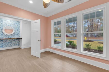 bedroom of Tidewater 1 home by swift creek homes