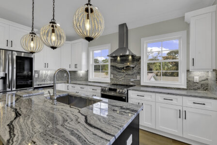 kitchen of Atlantic Beach 2 home by swift creek homes