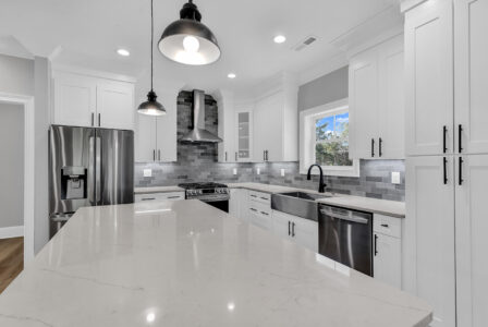 kitchen of Streater home by swift creek homes