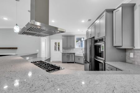 kitchen of Hagley home by swift creek homes