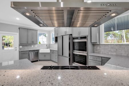 kitchen of Hagley home by swift creek homes