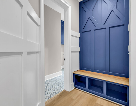 drop zone of Waterbridge home by swift creek homes
