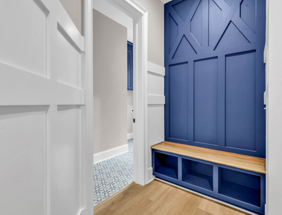 drop zone of Waterbridge home by swift creek homes
