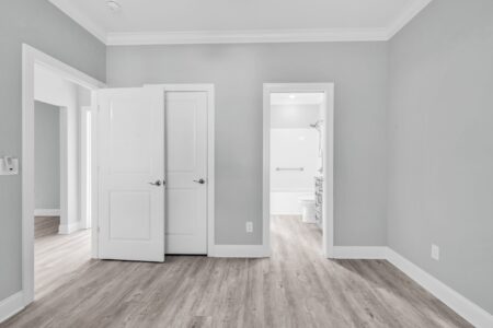 bedroom of Hagley home by swift creek homes