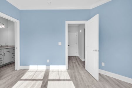 bedroom of Hagley home by swift creek homes