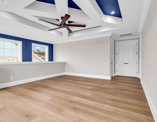 loft of Waterbridge home by swift creek homes