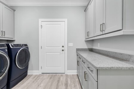 laundry room of Hagley home by swift creek homes