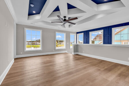 loft of Waterbridge home by swift creek homes