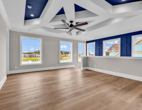 loft of Waterbridge home by swift creek homes